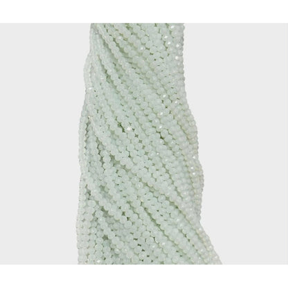 5 Tiras Cristal Checo Facetado 3mm Abalorio Bisutería 650pcs