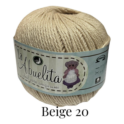 Hilaza La Abuelita Maneja 50 Gramos Para Amigurumis Algodón
