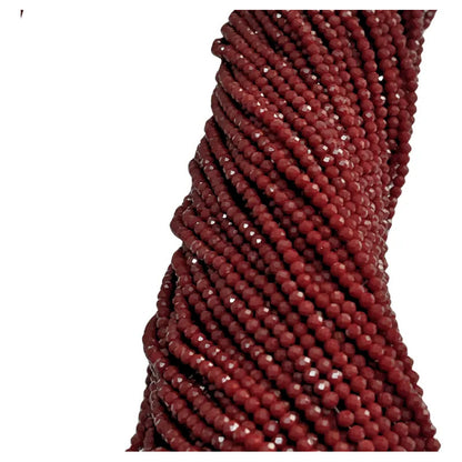 5 Tiras Cristal Checo Facetado 4mm Abalorio Bisutería 600pcs