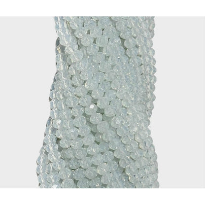 5 Tiras Cristal Checo Facetado 6mm Abalorio Bisutería 450pcs Piedra Luna