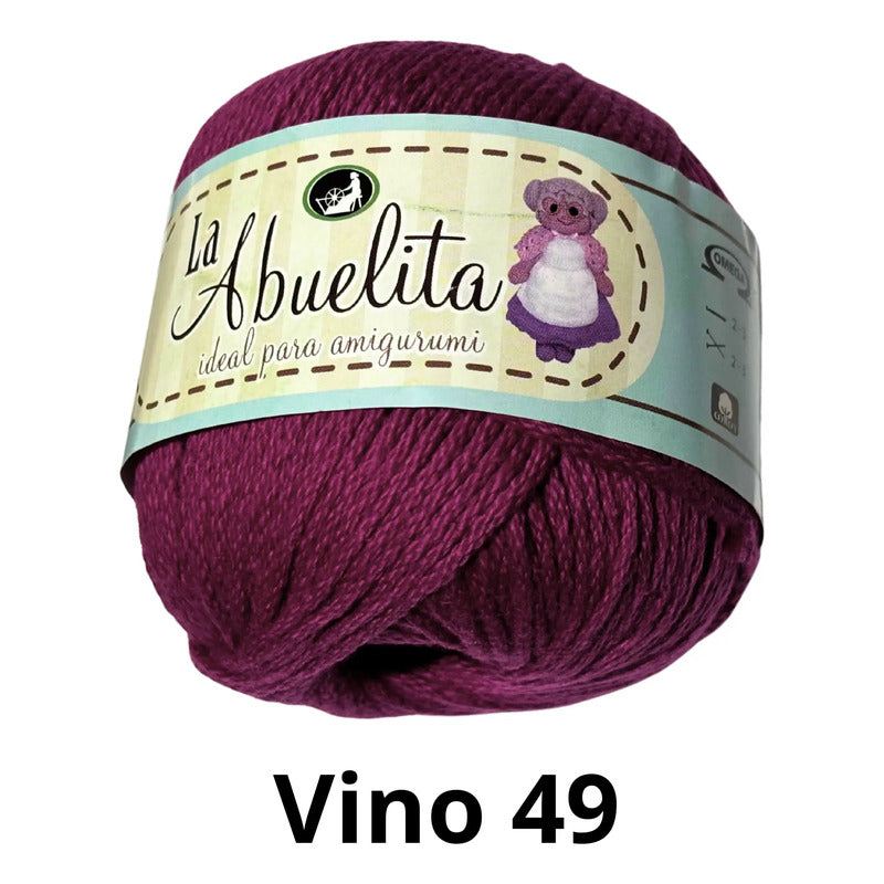 Hilaza La Abuelita Maneja 50 Gramos Para Amigurumis Algodón