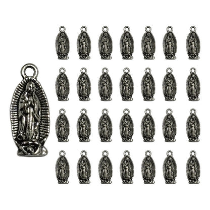 Dije Virgen De Guadalupe Doble Cara 50 Grms Plateado