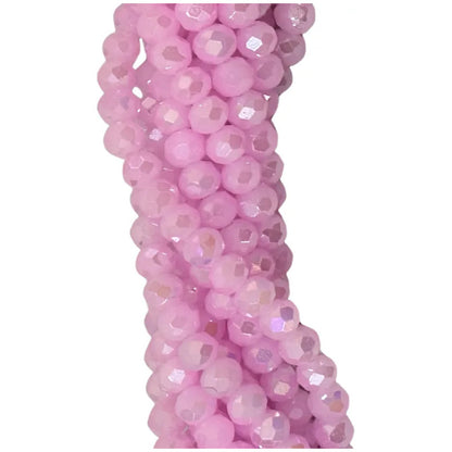 5 Tiras Cristal Checo Facetado 6mm Abalorio Bisutería 450pcs