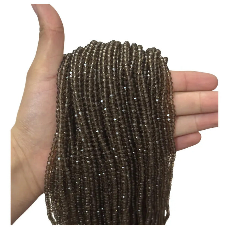 5 Tiras Cristal Checo Facetado 4mm Abalorio Bisutería 600pcs