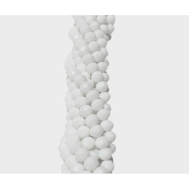 5 Tiras Cristal Checo Facetado 8mm Abalorio Bisutería 325pcs