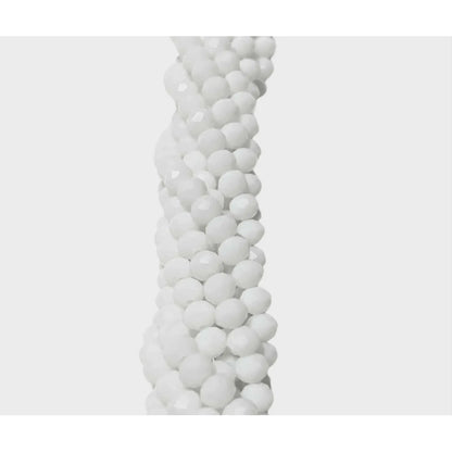 5 Tiras Cristal Checo Facetado 8mm Abalorio Bisutería 325pcs