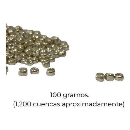 1,000 Piezas Abalorio Vidrio Chaquiron Bisutería