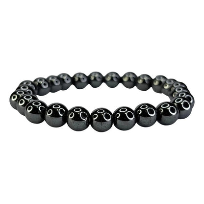 Pulsera Acerina Cuarzo Hemática Elegante Unisex 0.8mm Acerina