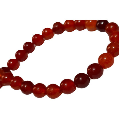 Ágata Piedra Tallada 8mm Con Orificio Para Pulseras