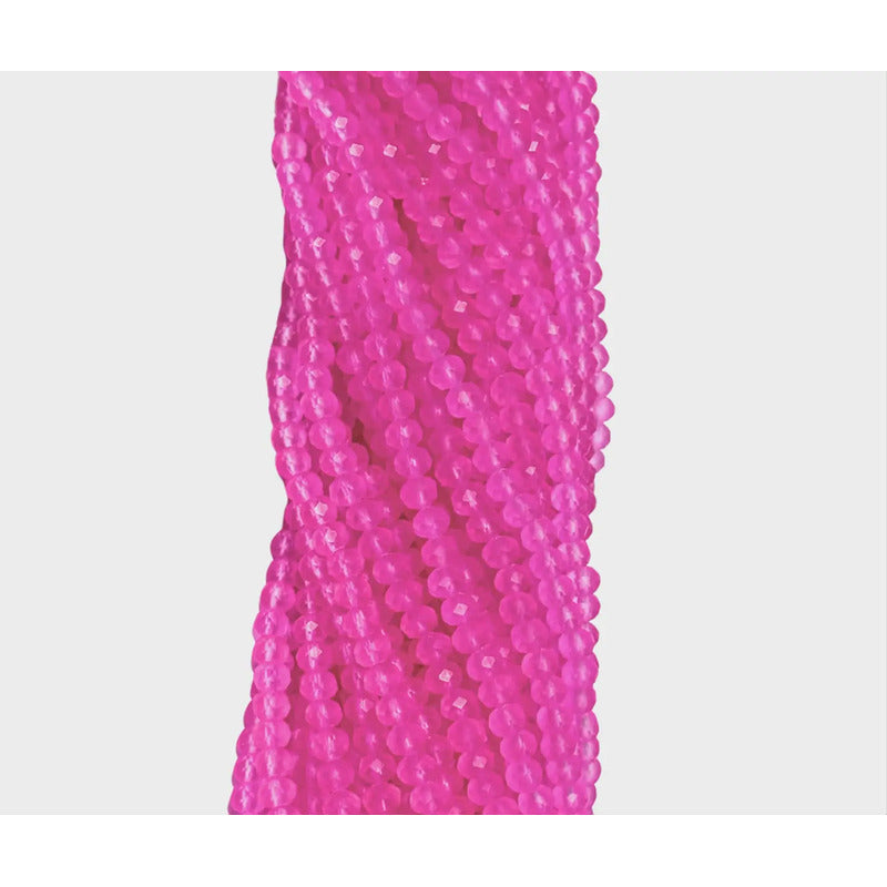 5 Tiras Cristal Checo Facetado 6mm Abalorio Bisutería 450pcs