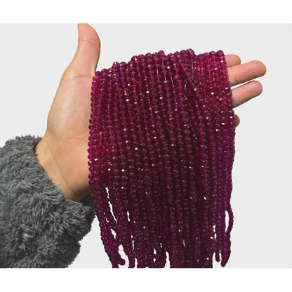 5 Tiras Cristal Checo Facetado 6mm Abalorio Bisutería 450pcs