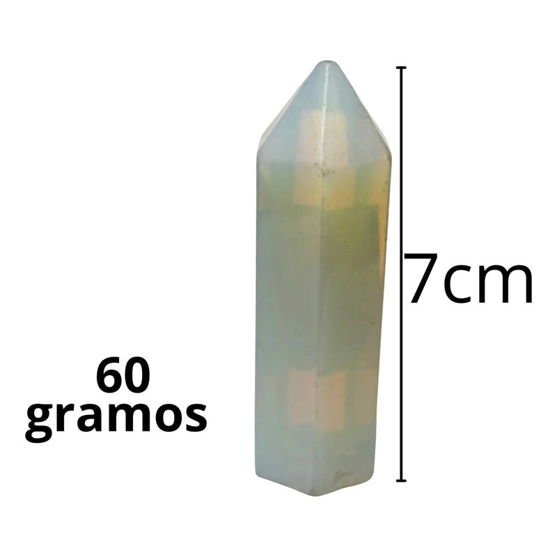 Cuarzo Natural Punta Obelisco 7cm 60 Gramos Alta Calidad