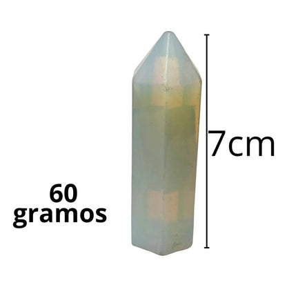Cuarzo Natural Punta Obelisco 7cm 60 Gramos Alta Calidad