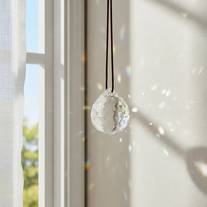 5pcs Bola Cristal Facetada Feng Shui Energetica Esfera 2.5cm-transparente