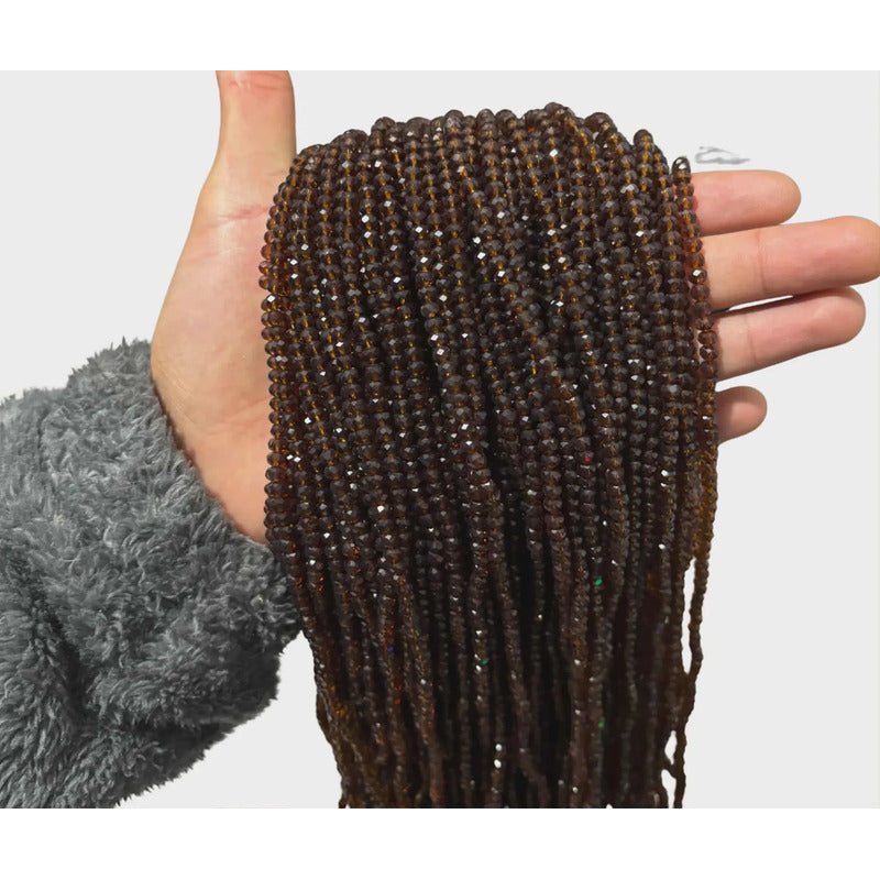 5 Tiras Cristal Checo Facetado 4mm Abalorio Bisutería 600pcs