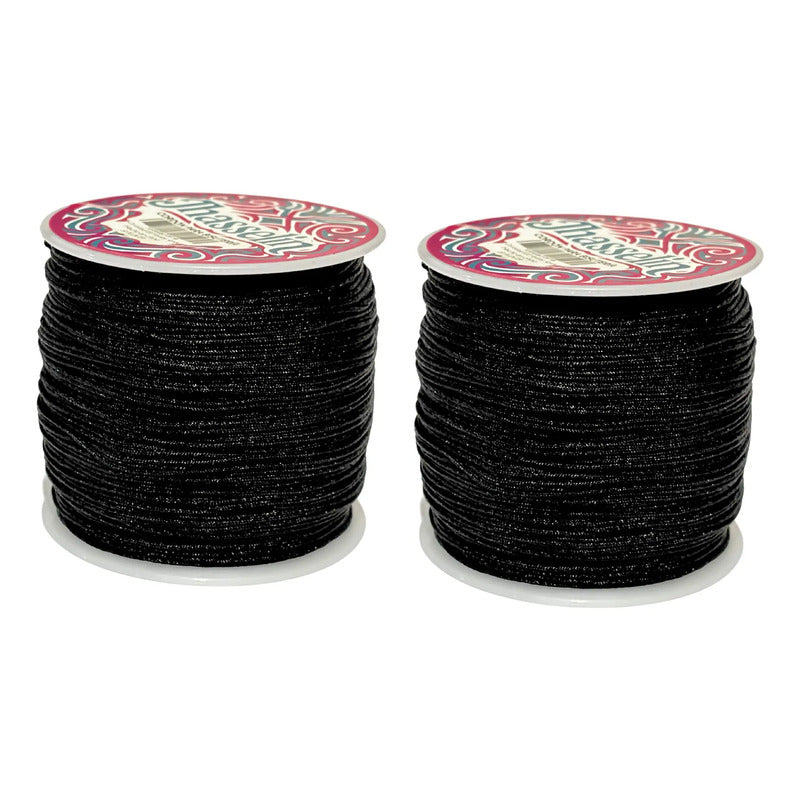180 Metros-hilo Chino Para Pulseras 0.8mm- 2 Carretes Diy