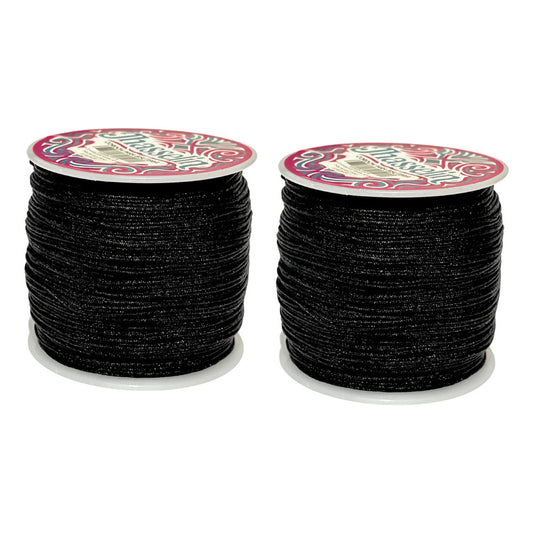 180 Metros-hilo Chino Para Pulseras 0.8mm- 2 Carretes Diy
