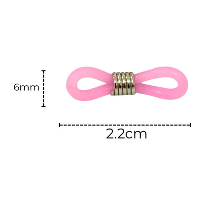 500 Piezas/goma Liga Correa Lentes(alta Calidad) Rosa