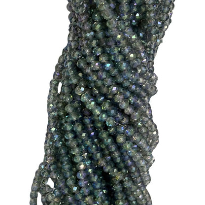 5 Tiras Cristal Checo Facetado 6mm Abalorio Bisutería 450pcs